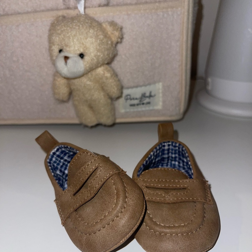 Classic Tan Baby Loafers